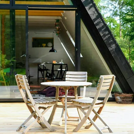 A-frame House In Ulvshale Forest Near Mons Klint *