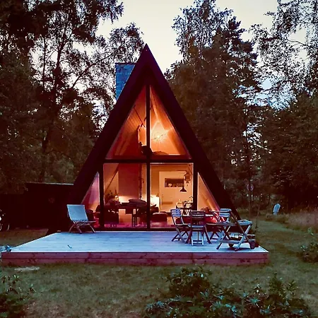 Prázdninový dům A-frame House In Ulvshale Forest Near Mons Klint Stege